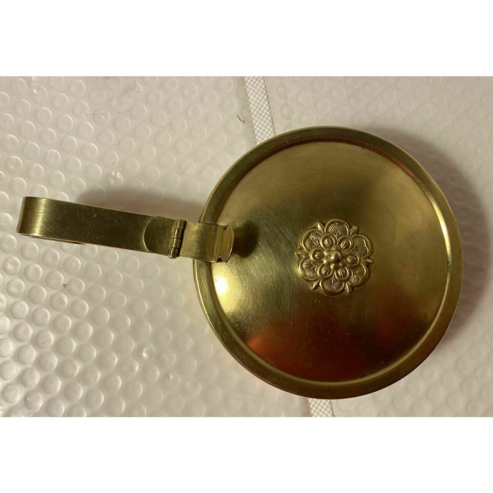 Vintage Peerage Brass Crumb Catcher Ash Tray Silent Butler - Made In England - Picture 4 of 6